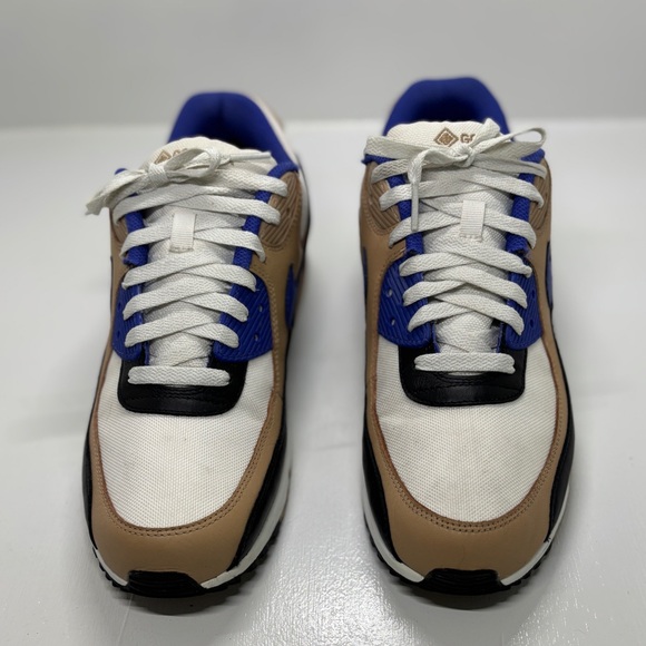 Men’s Nike Air Max 90s Gore-Tex tan and blue size 10.5 - Picture 3 of 12